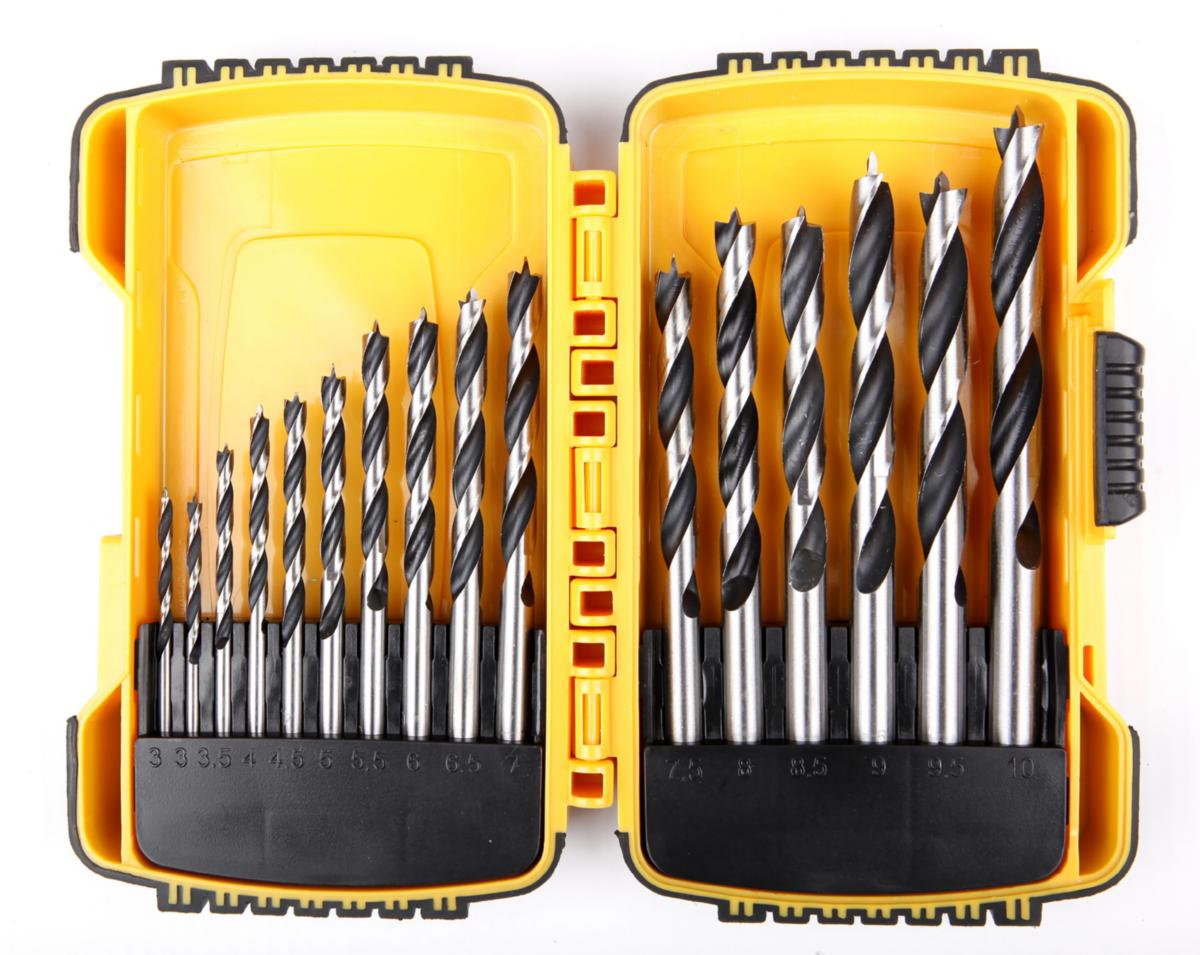 Drill Set Ironside Wood - DRILLSET WOODDRILL CY IRONSIDE 16PCS W POINT 3-10MM 201524