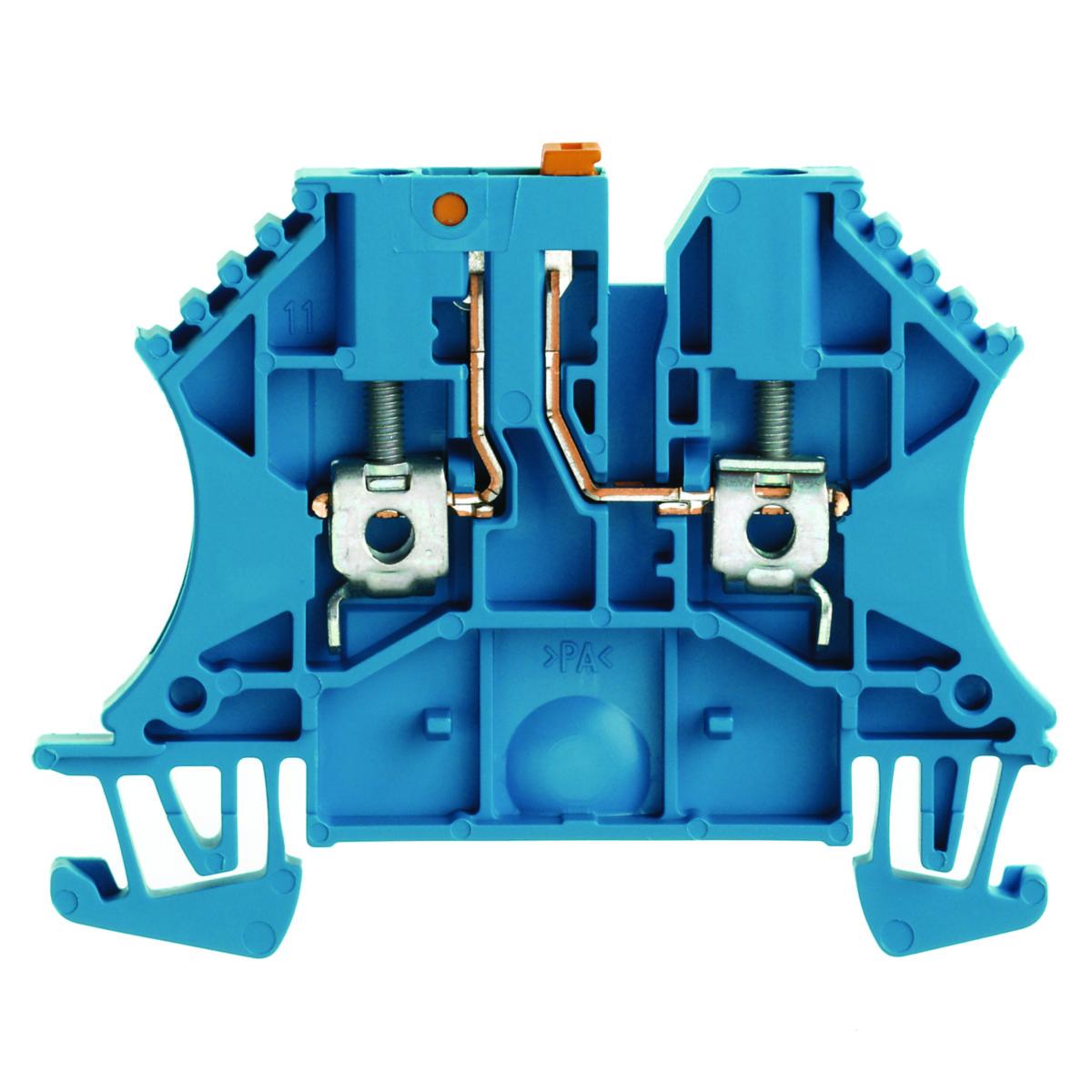 Feed through terminal block detachable type WT - TERMINAL WTR 2.5 BL 8731640000