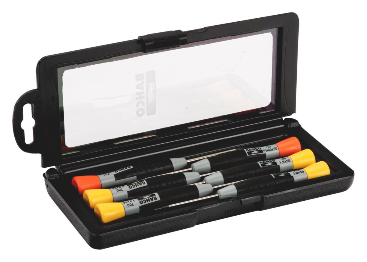 Elektonikmejselsats Bahco 706-2 - ELEKTRONIKMEJSELSATS BAHCO 706-2 6DELAR