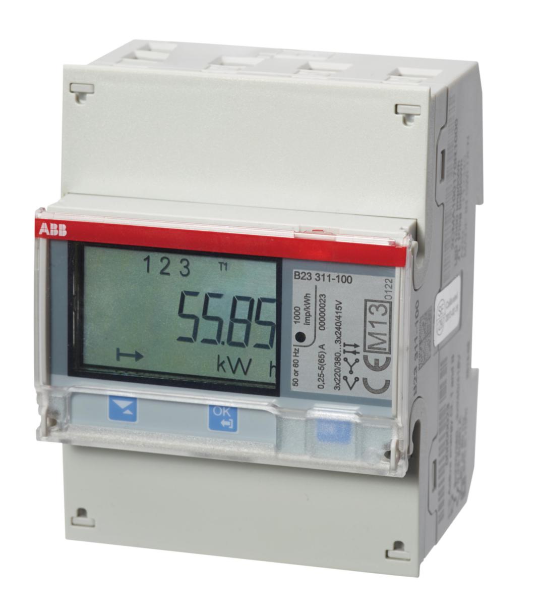 Elmätare EQ B-serien trefas - ELMÄTARE 3-F 65A AG S0 B23 311-100
