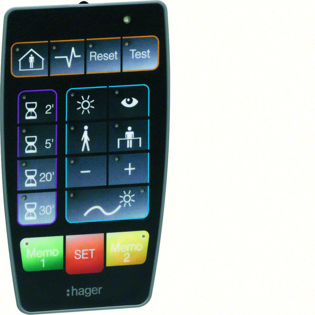 Fjärrkontroll KNX - FJÄRRKONTROLL MED INSTÄLLNING PARAMETERINSTÄLLNING AV SENSOR