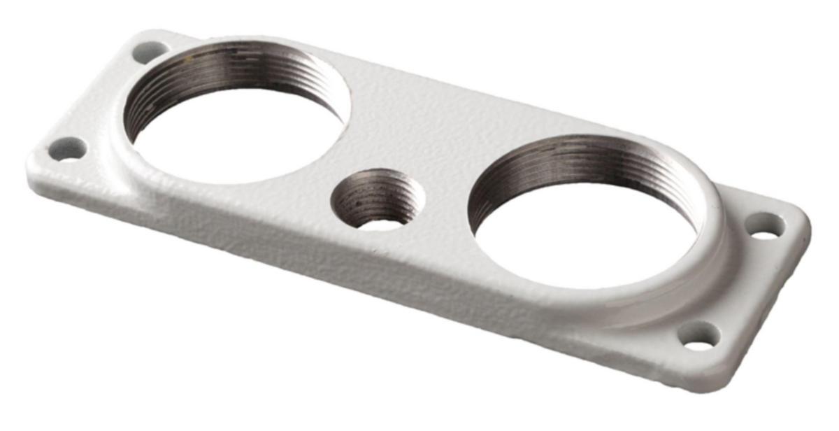 Hålad fläns FLR FL 13 lättmetall - KABELFLÄNS FL13 1X16 2X40