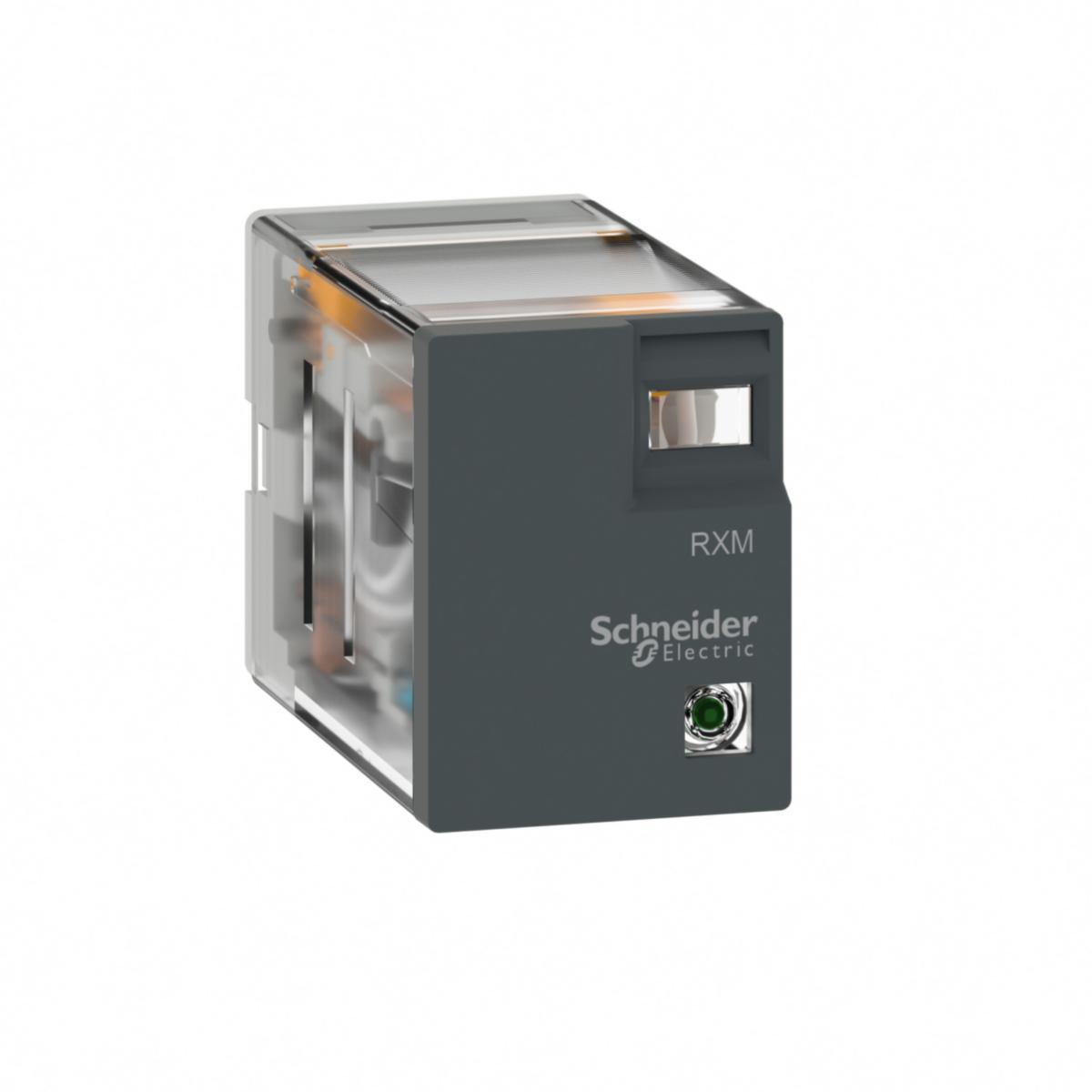 Miniatyrrelä RXM4 RXZE - MINIRELÄ 3A 4CO 12VDC W/O LED RXM4LB1JD