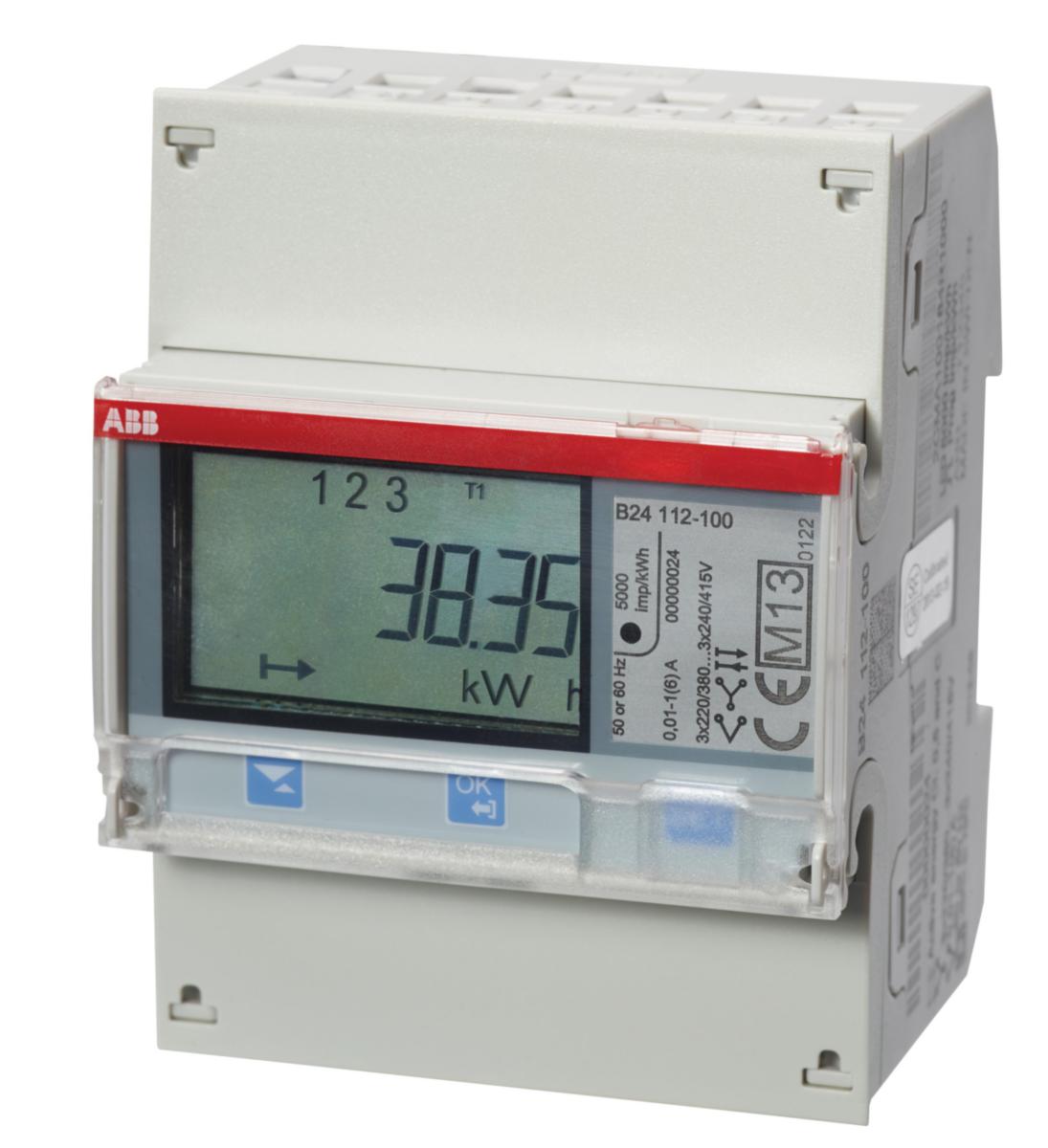 Elmätare EQ B-serien trefas - ELMÄTARE 3-F 6A ST RS485 B24 112-100