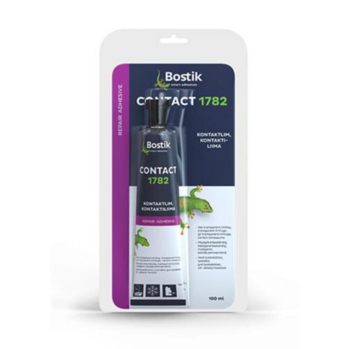 Glue bostik 1782 - GLUE BOSTIK 1782 100ML FOR PLASTIC