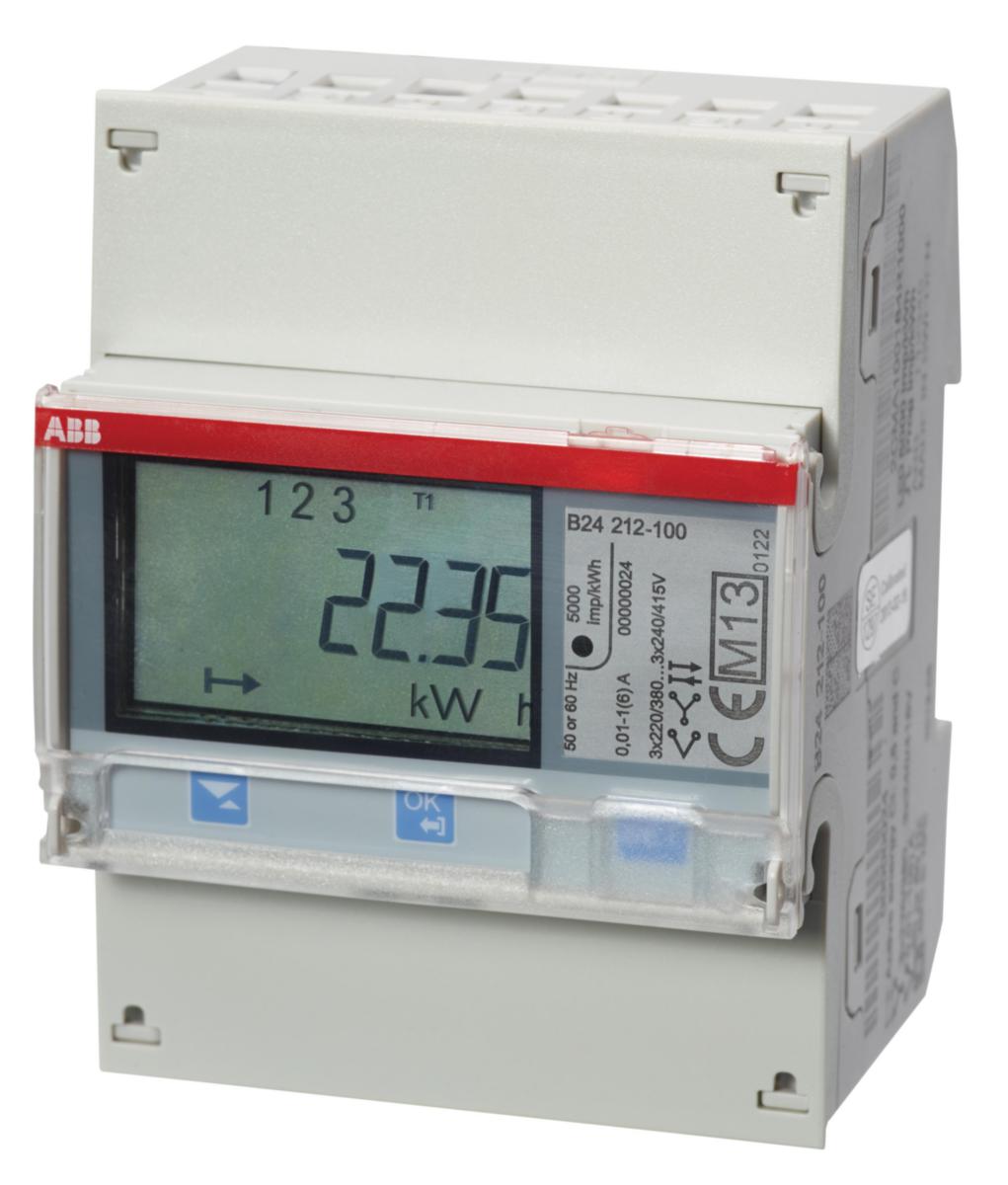 Elmätare EQ B-serien trefas - ELMÄTARE 3-F 6A BR RS485 B24 212-100