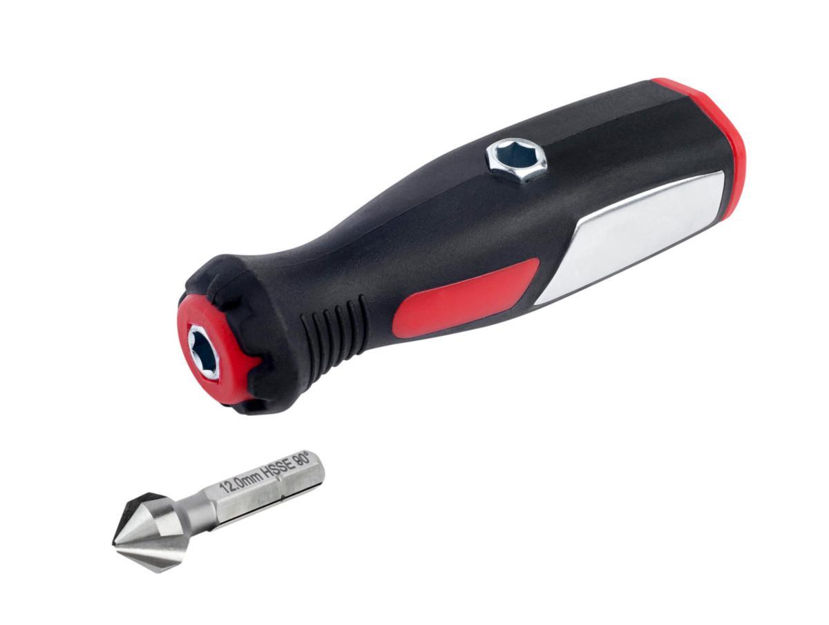 Countersink 3-edge 90° - COUNTERSINK 12MM 3-SKÄR 90° 2-KOMP PLASTIC IC HANDLE