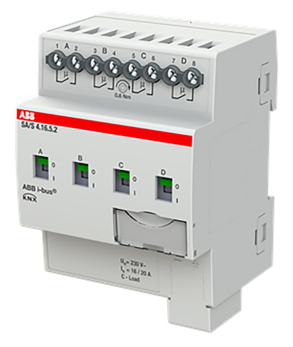 Brytaktor proffesional med potentiella fria kontakter SA/S, ABB - PROFESSIONAL AKTOR 4K 230V16A SA/S4.16.5.2