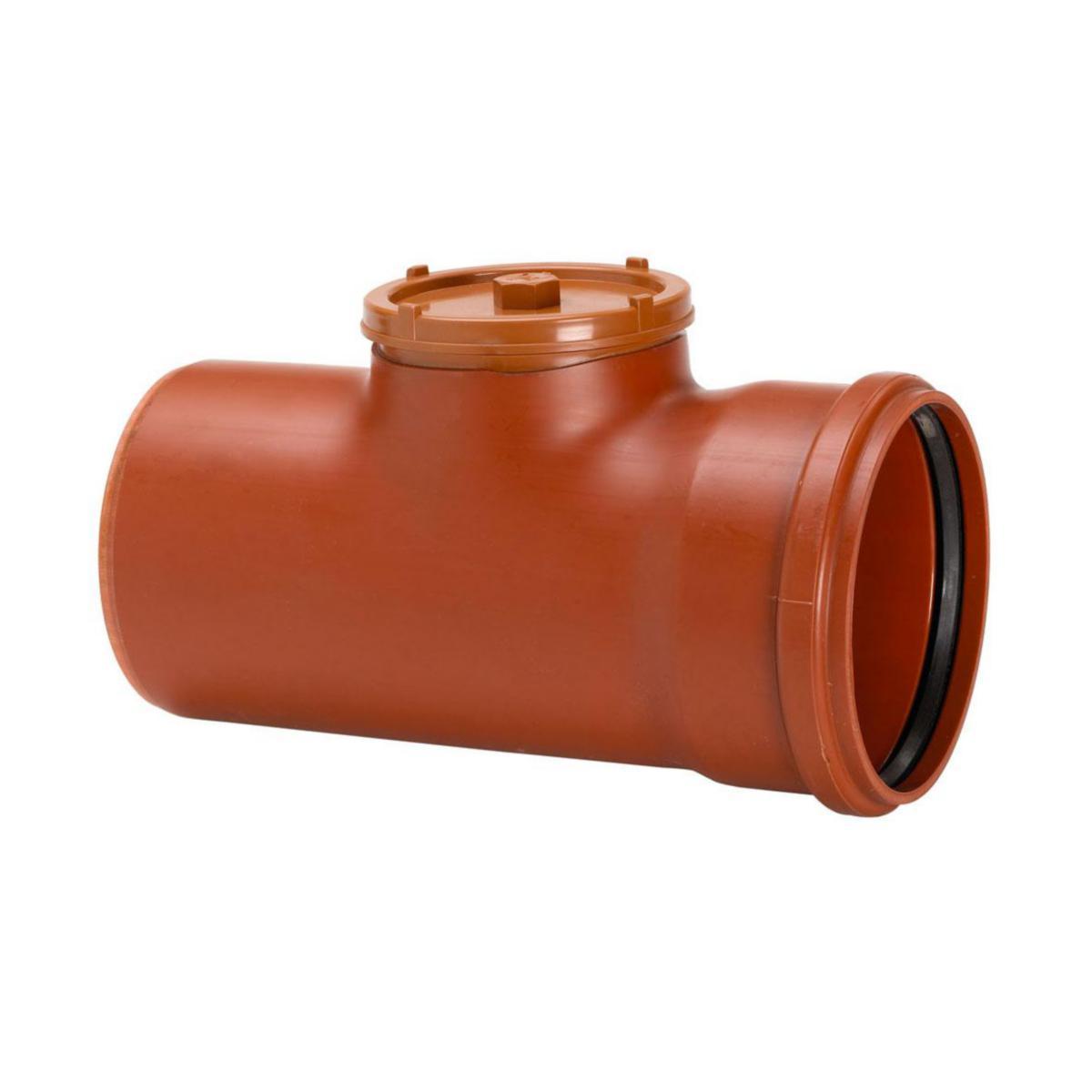 Access pipe with threaded cap, Uponor - 200 PVC INSPECTION PIPE WITH THREADED CAP, EN1401 PBB.5211
