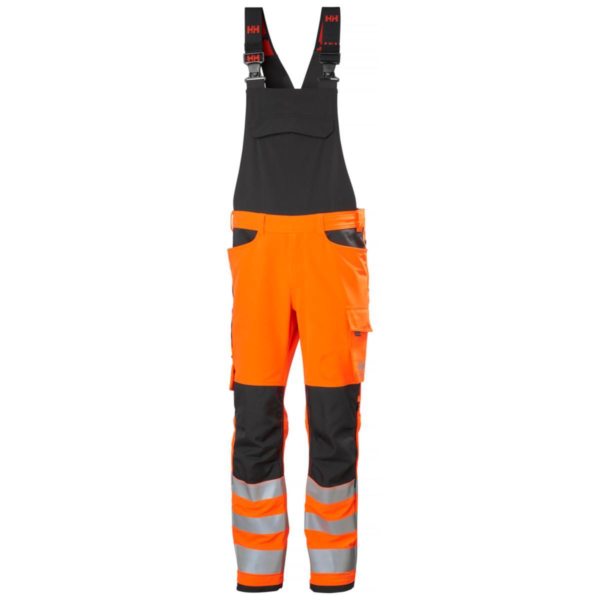 Hängselbyxa Helly Hansen 77549 Alna 4X - HÄNGSELBYXA HH 77549-269 ORAN VARSEL KL2 ALNA 4X STL C56