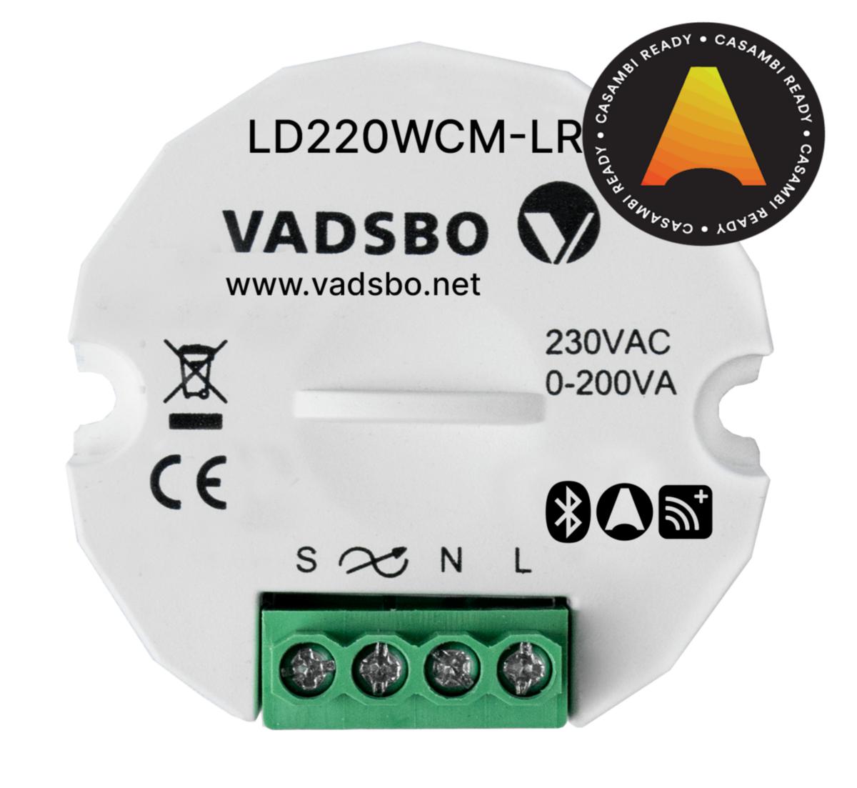 LED dimmer med bluetooth styrning - LED DIMMER MED BLUETOOTH STYRN LD220WCM-LR