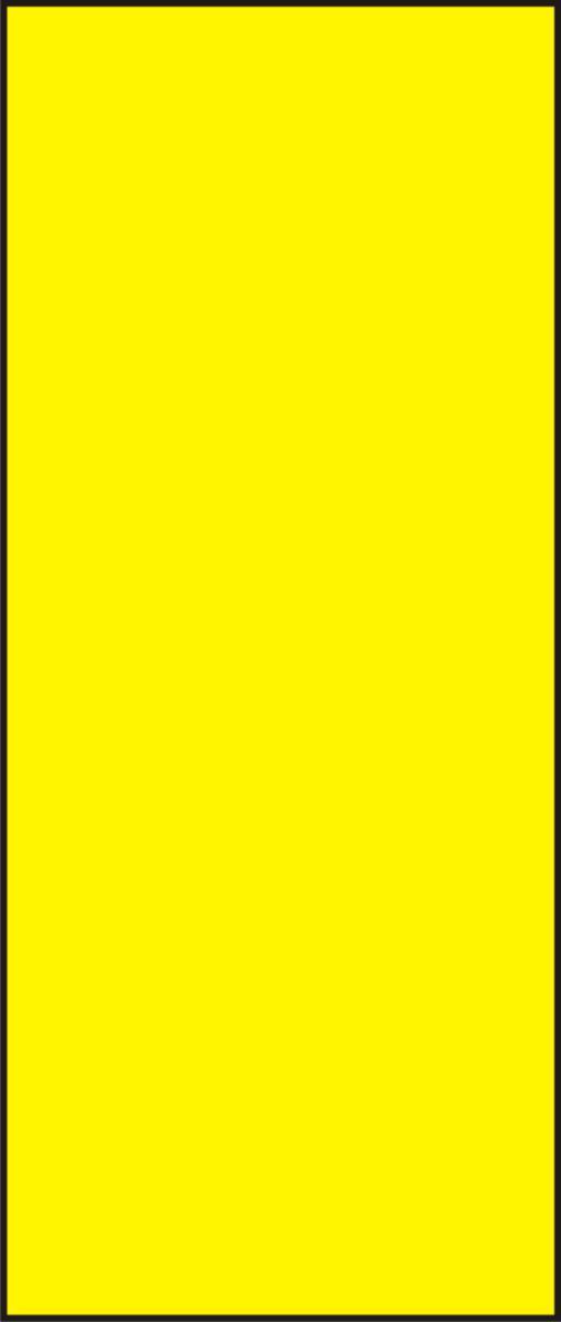 Labelling system H25, Other characters - MARK SYST H25 YELLOW BLANK