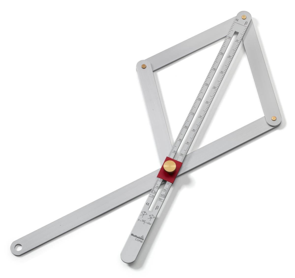 Combivinkel Hultafors - VINKELMÄTARE HULTAFORS COMBI L=380MM