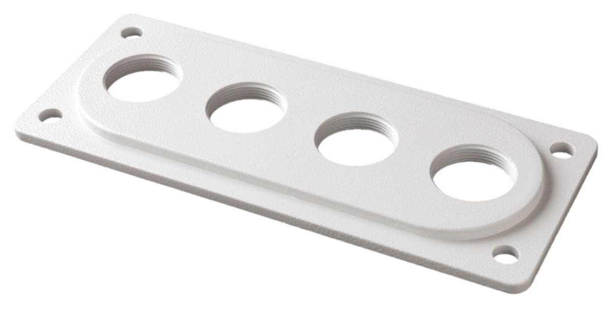 Hålad fläns FLR FL 21 lättmetall - KABELFLÄNS-LÄTTMETALL FLR 21432