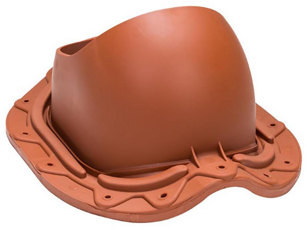 Plåtpanne-genomföringssats, Vilpe - GEN.FÖRINGSSATS PLÅTPANNA TEGELRÖD TEGELLIKNANDE VILPE