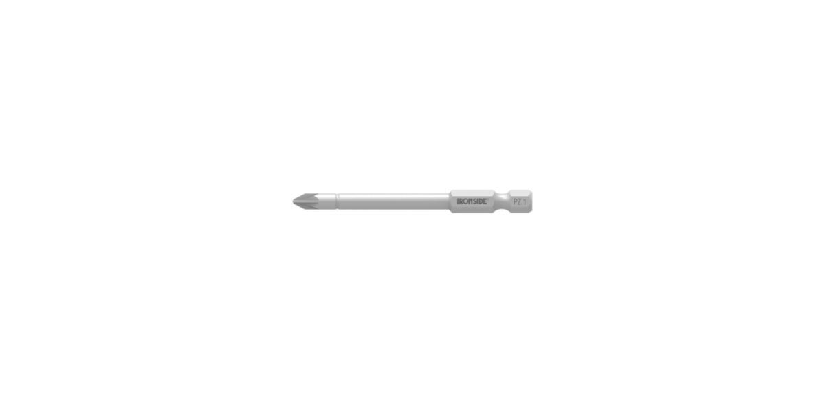 Bits Ironside for Pozidriv cross slot, long - IRONSIDE PZ1 BITS 2-PACK LENGTH 75MM 201678
