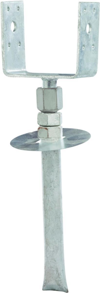 Pole climber hero adjustable - POST HOLDER HERO JUSTER MODUL WITH 100MM U-FORK