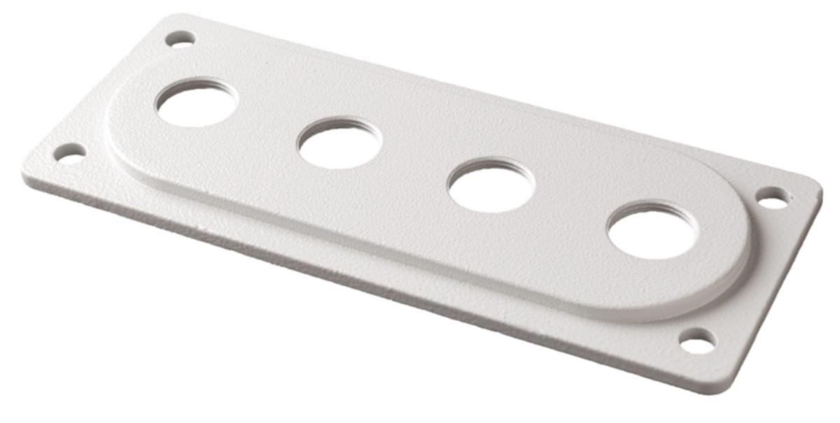 Perforated flange FL 21 light alloy - CABLE GLAND FLANGES FLR 21425