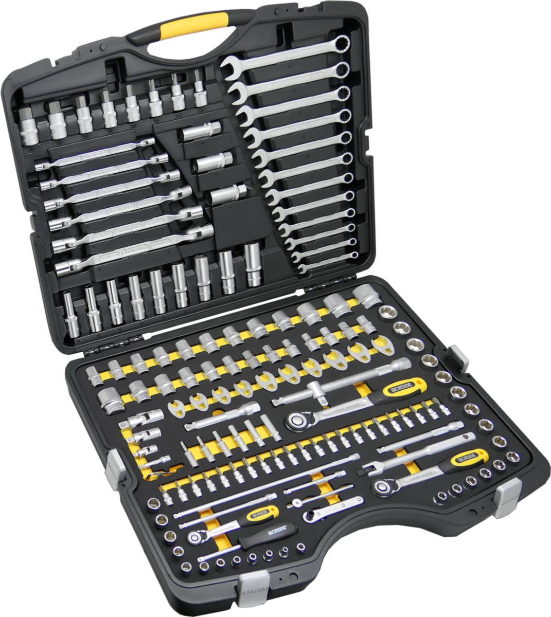 Drive Socket Set Ironside 1/4", 3/8", 1/2"148 pieces - SOCKET WRENCH SET IRONSIDE FLANKDRIVE 1/4,3/8,1/2" 148PCS