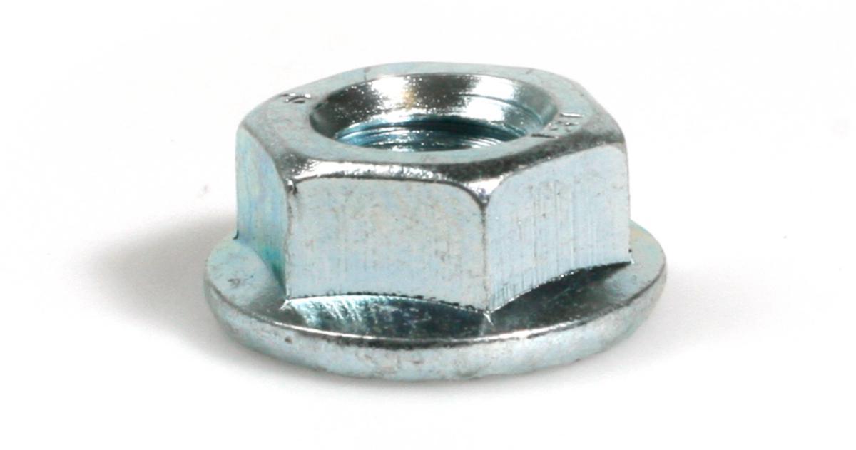 Flange nut M6MF serrated A4 stainless steel DIN 6923 FIXX - FLANGE NUT M6MF A4 FIXX M8 DIN 6923 FLANGED