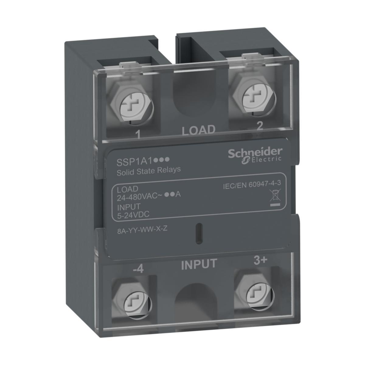 Solid State relä SSP1A - RELÄ 50A 24-240VAC, 5-24VDC SSP1A150BDE