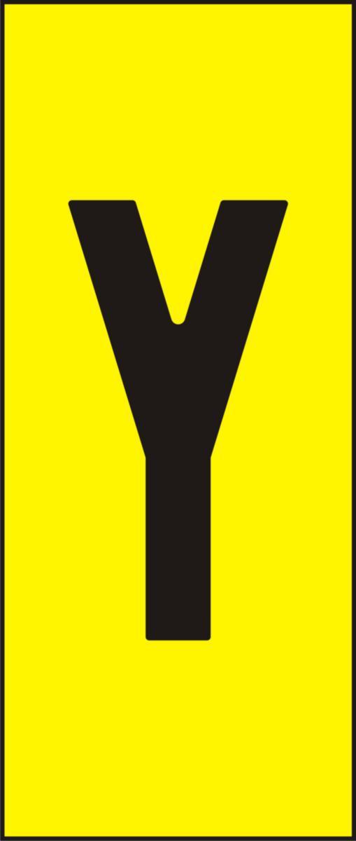 Labelling system H25, Yellow with black letters - MARK SYST H25 YELLOW Y