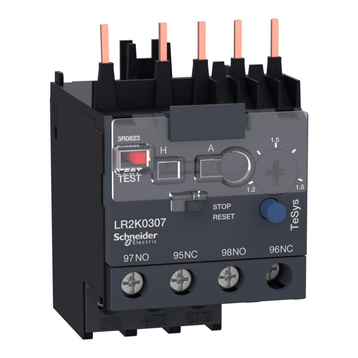 Overvoltage relay LR2K - RELAY 1,2-1,8A LR2K0307