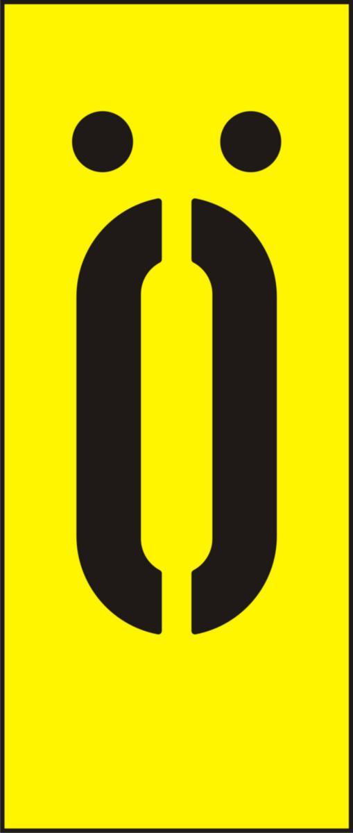Labelling system H25, Yellow with black letters - MARK SYST H25 YELLOW Ö