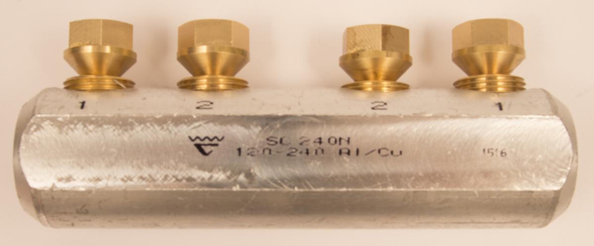 Skruvskarvhylsor för lågspänningskablar - SKRUVSKARV. 120-240 MM2 LÅGSPÄNNINGSKABLAR. SC240N