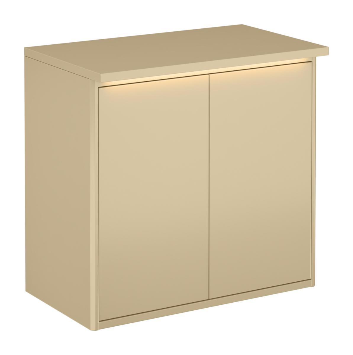Toppskiva Graphic, Gustavsberg - GBG GRAPHIC TOPPSKIVA MED BELYSNING, BEIGE 60X32