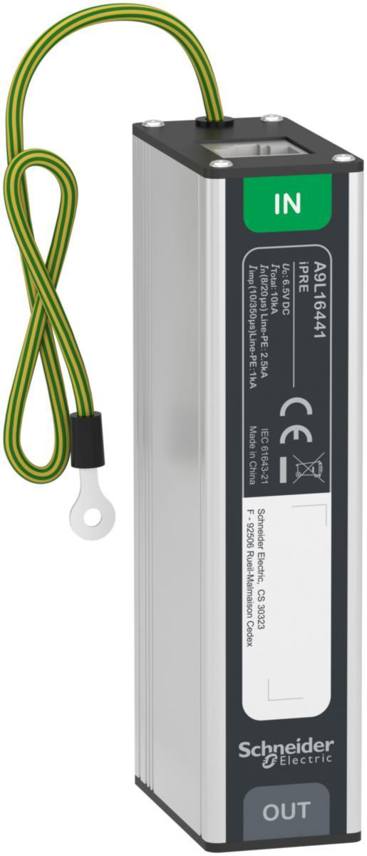 Överspänningsskydd, iPRE RJ45, Schneider - ÖVERSP SK IPRE RJ45 A9L16441