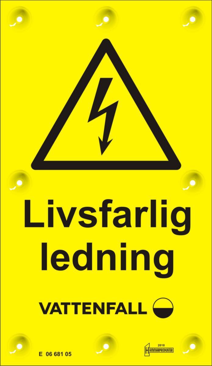 Sign plate V1607 - SIGN IN SWEDISH