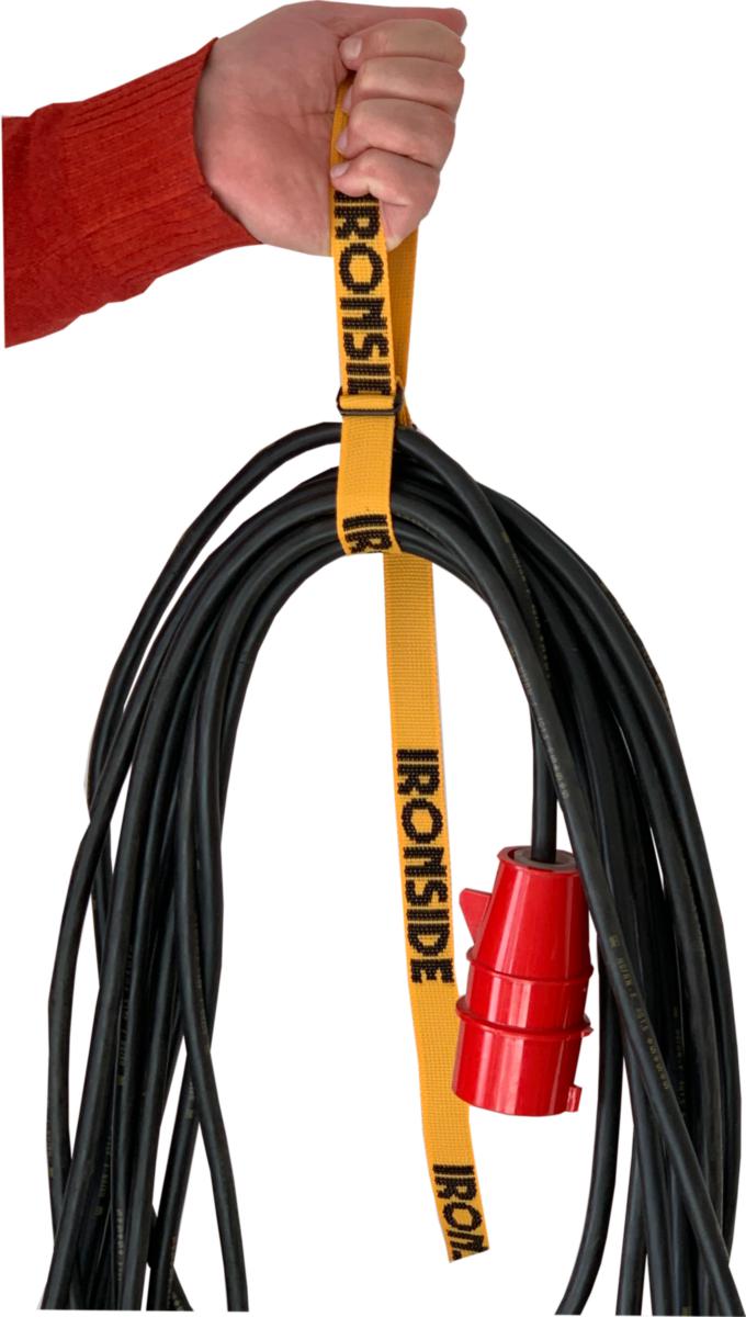 Kabelband Ironside - KABELBAND IRONSIDE MED HANDTAG LÄNGD 0.5M. BREDD 25MM 102662