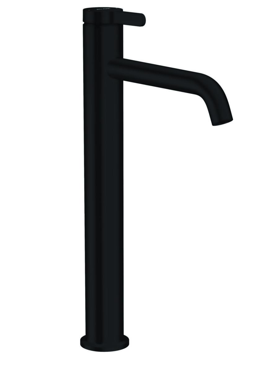 Tvättställsblandare AX One 260 utan lyftventil, Hansgrohe - HANSGROHE TVÄTTSTÄLLSBLANDARE AX ONE 260 U.LV MATT SVART