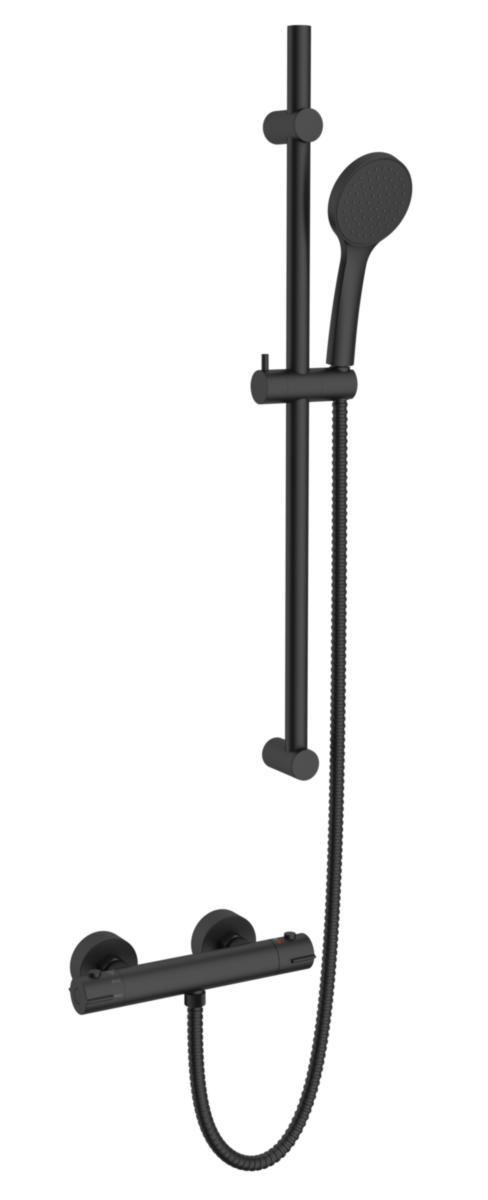 Shower package Azur, a-collection - AZUR SHOWERMIXER PACK, 150C/C A-CLASS, BLACK