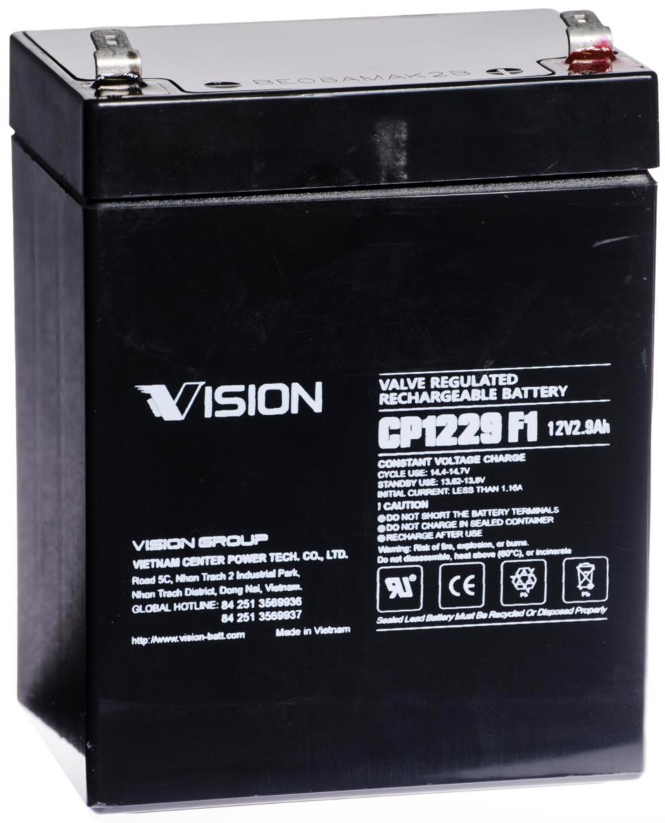 Blybatteri Vision Vrla - BATTERI VRLA 12V 2,9AH VISION CP1229