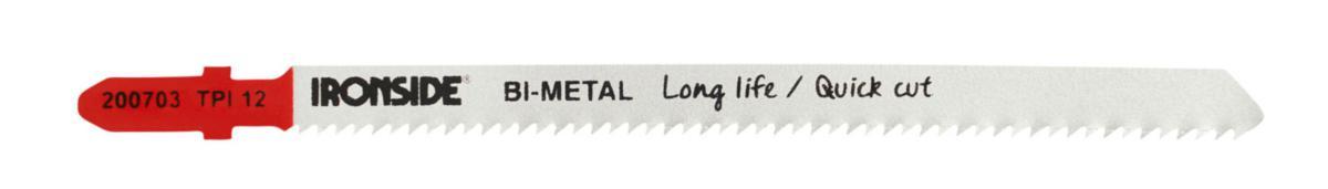 Jigsaw Blade Ironside T318BF - JIGSAW BLADE IRONSIDE T318BF 130X8X1MM 5PCS TPI12 200703
