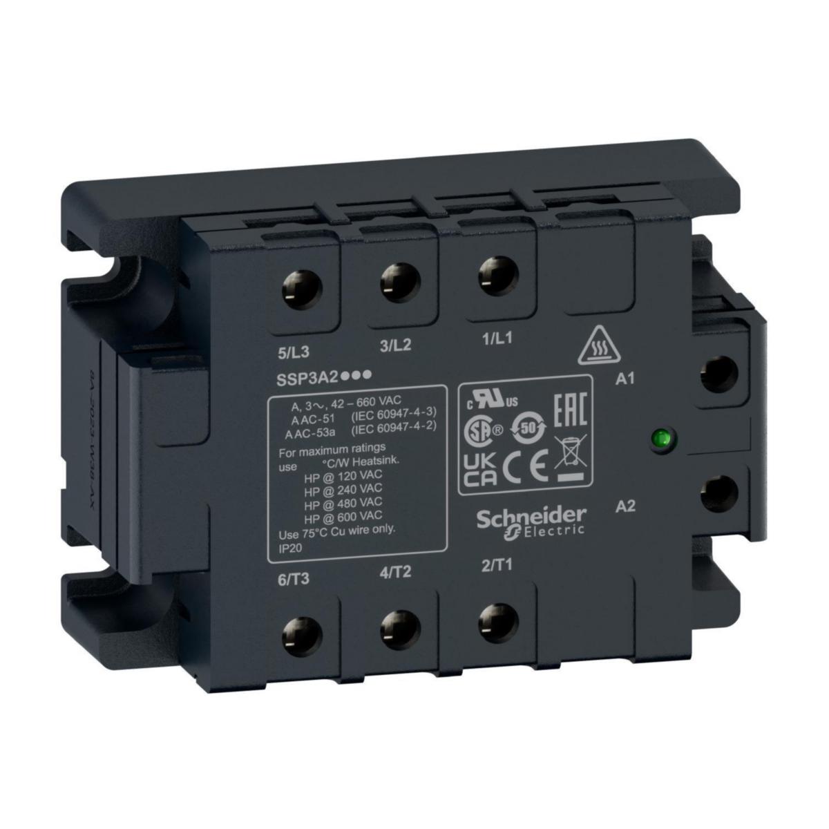 Solid state relä SSP3 - RELÄ STAT 4-32VDC/48-530VAC 50 SSP3A250BDRT