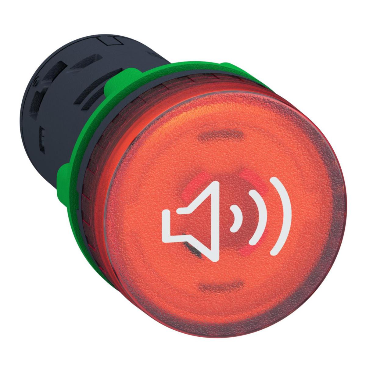 Ljus-/ljudenhet XB5KS2 - LJUS-/LJUDENHET RÖD 110/120V XB5KS2G4