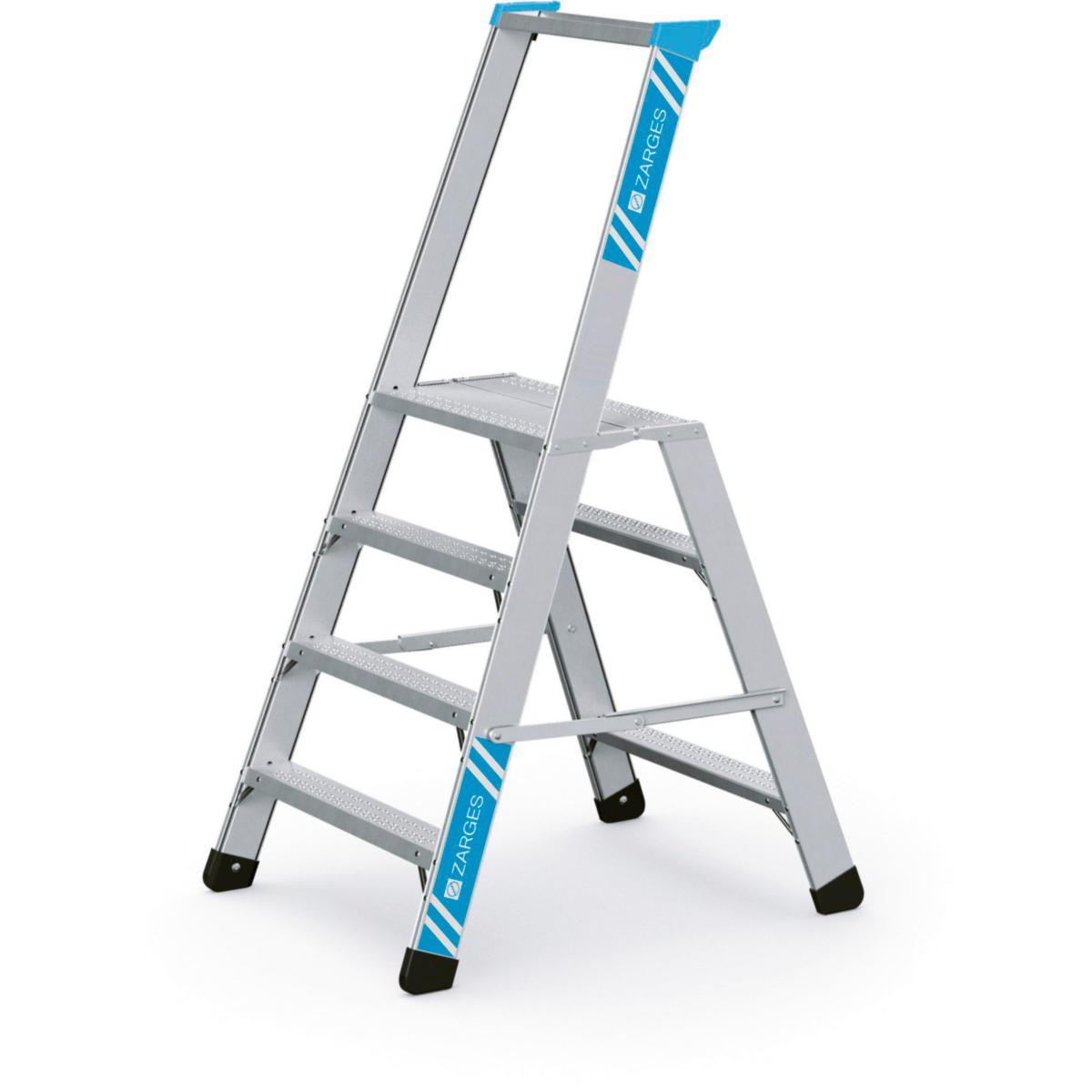 Säkerhetsbock Zarges Seventec RC SP - SÄKERHETSBOCK ZARGES SEVENTEC RC SP 4STEG PLF. HÖJD 860MM
