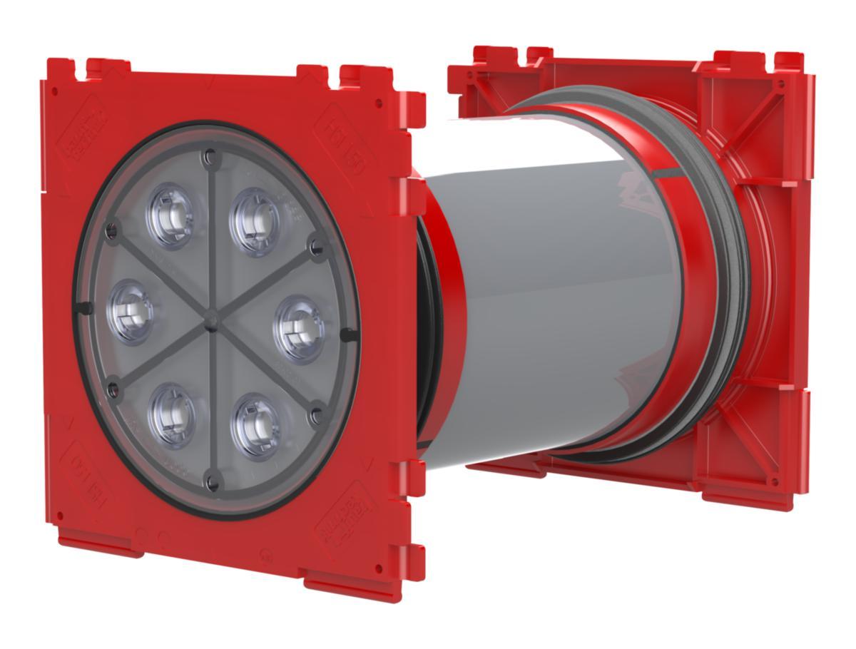 Insatsram dubbel HSI150 - INSATSRAM DUBBEL Ø150 L=100 HSI150 K2/100