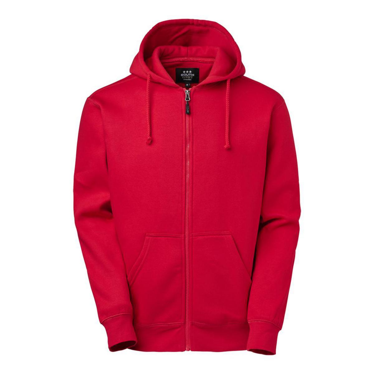 Huvtröja South West Parry 203 - HUVTRÖJA SOUTH WEST PARRY 203 HELZIP RÖD STL XS