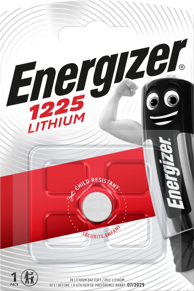 Knappcellsbatteri, Lithium - BATTERI LITHIUM BR 1225 BP1