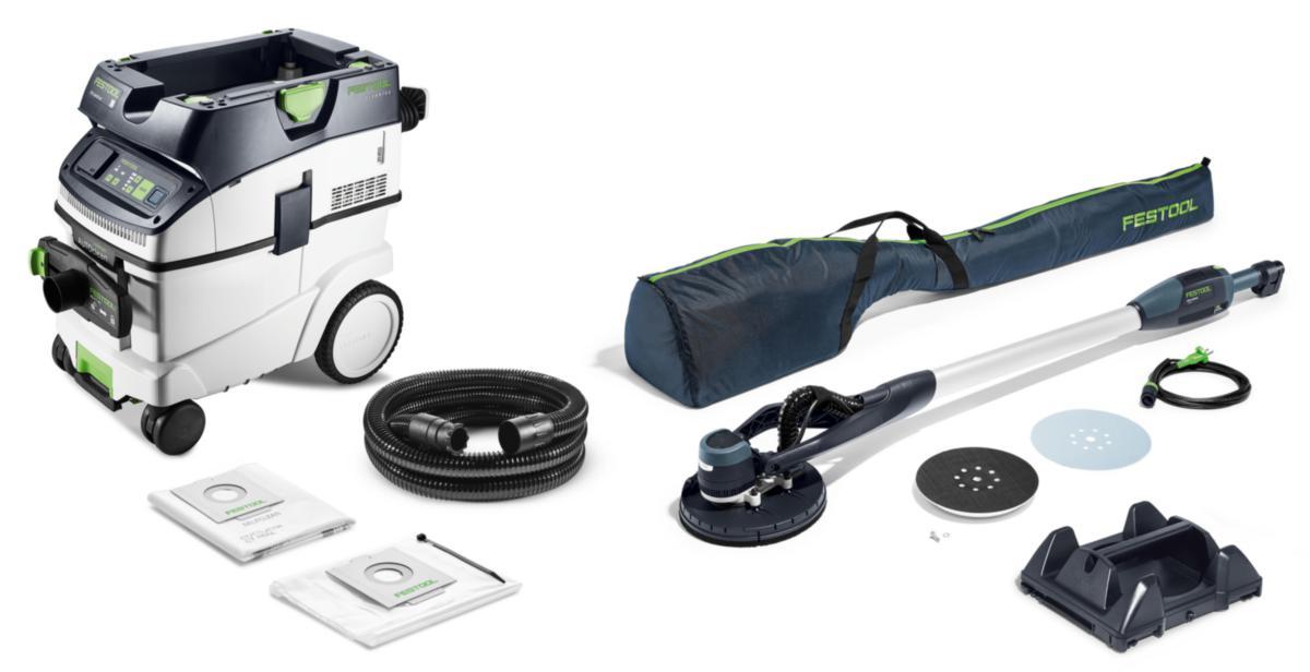 Vägg- & takslip Festool PLANEX LHS-E 225/CTL 36-SET - VÄGG- OCH TAKSLIP FESTOOL LHS-E 225/CTL 36-SET