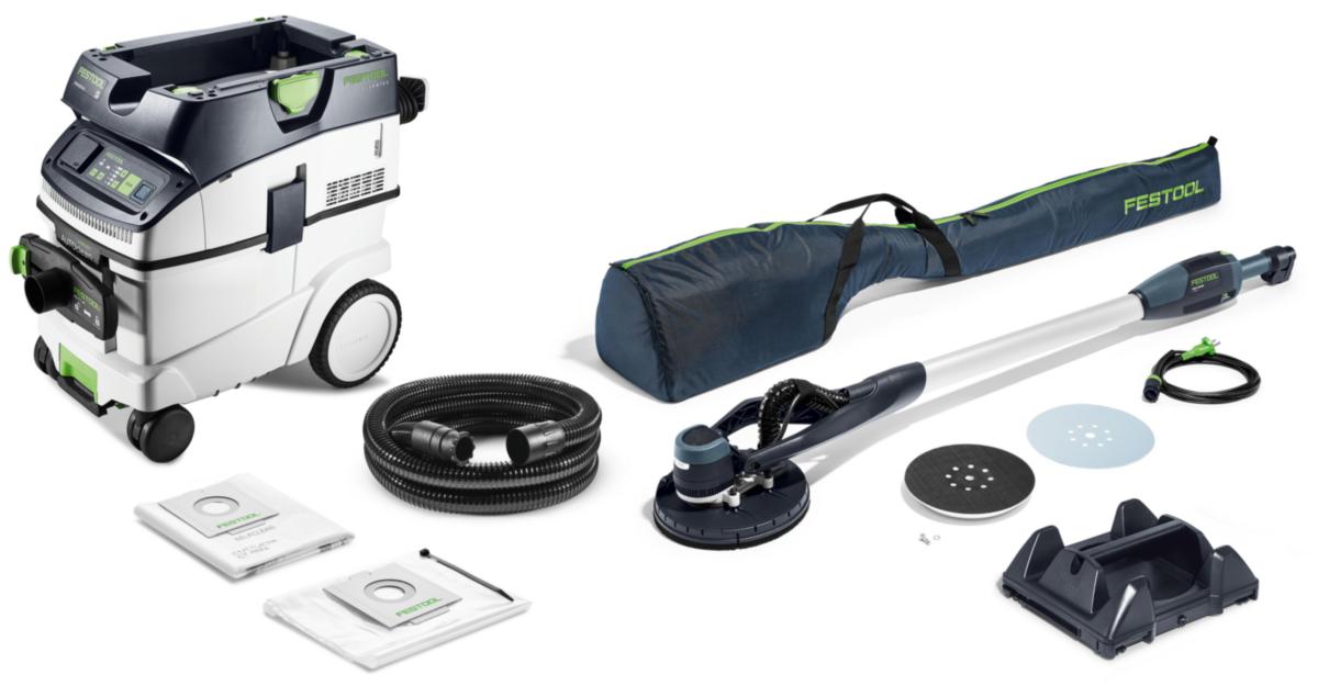 Vägg- & takslip Festool PLANEX LHS-E 225/CTM 36-SET - VÄGG- OCH TAKSLIP FESTOOL LHS-E 225/CTM 36-SET