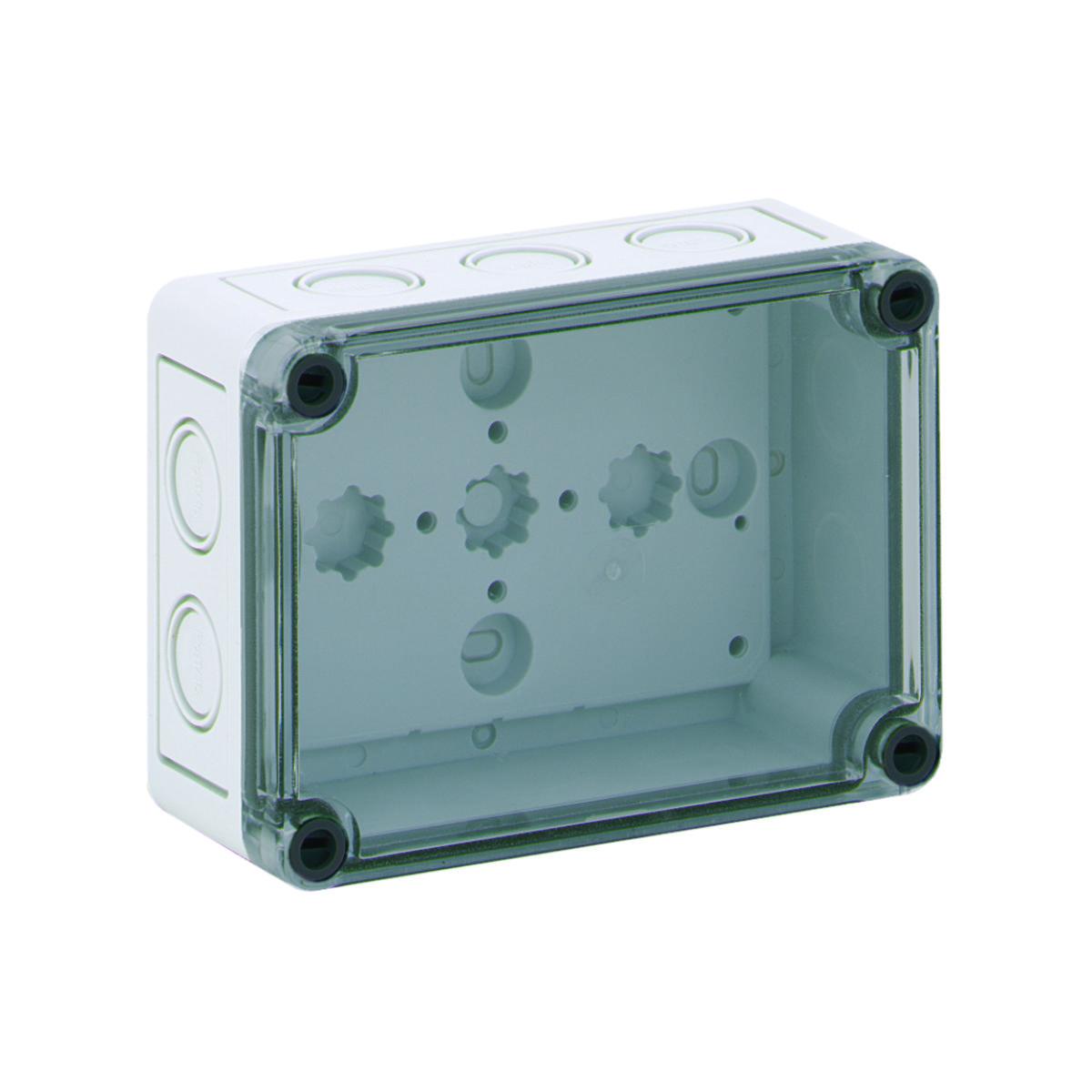 Apparatlåda TK-PS, IP66. Transparent lock / Metrisk - KAPSLING TK PS 1309-6-TM TK PS 1309-6-TM