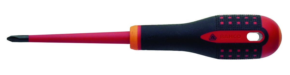 Screwdriver Bahco BE-8610SL PH Slim 1000V - SCREWDRIVER BAHCO BE-8610SL PH1X80 1000V SLIM