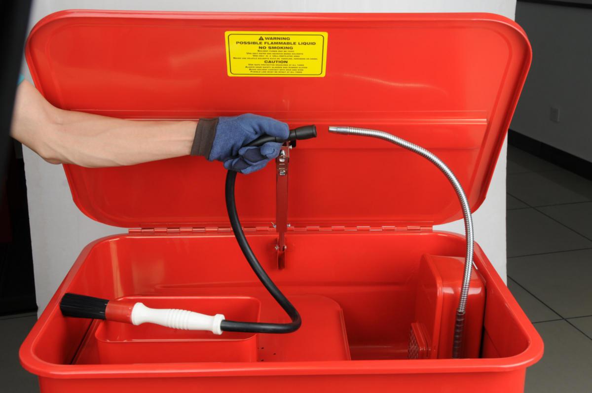 Brush PELA small parts washer with hose - BRUSH PELA WITH HOSE FOR SMALL PART WASHER