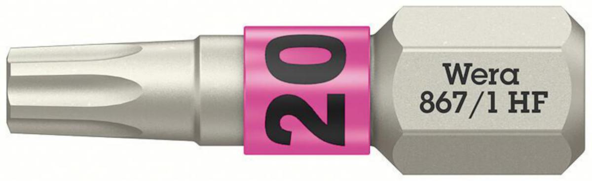 Bits Wera 867/1 HF Torx - BITS WERA 867/1 TORX HF TX20 LÄNGD 25MM HÅLLARFUNKTION