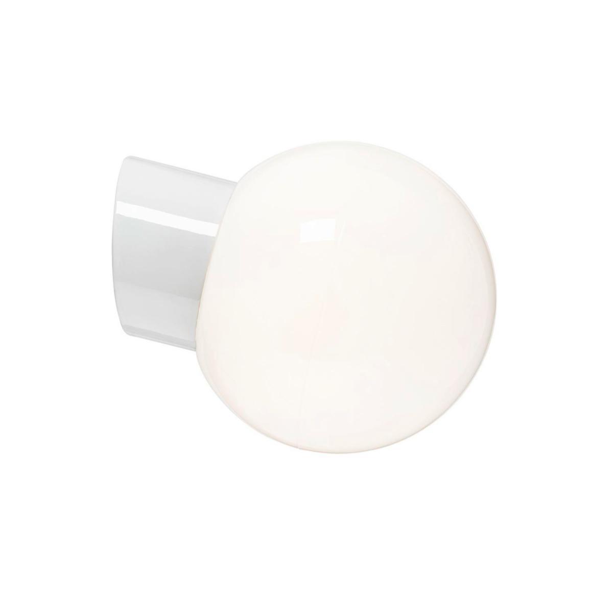 Tak-/Väggarmatur Classic Glob E27 - ARM GLOB180 BLANK VIT SNE IP54 52726